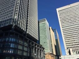 skyscrapers in Marunouchi, Tokyo