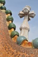 details of casa Batlo in Barcelona