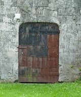 Iron Door in old house