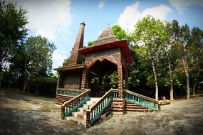 gazebo with stairs in Thailand