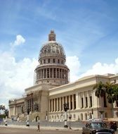 Capitol at sunny day, Cuba, Havana