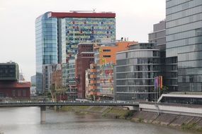 bridge over the river near the port