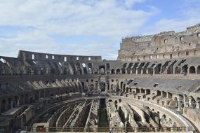 italian ancient coliseum