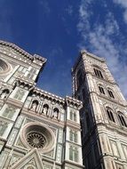 beautiful historic church in florence