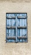 old wooden window shutters of a house in oroklini