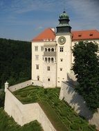 castle in national park, poland