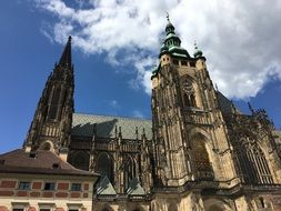 gothic Saint Vitus cathedral