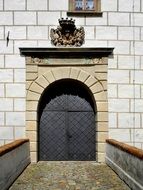 dark gate of the castle