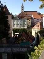 old town on the shore of lake constance
