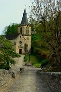 beautiful medieval Bridge, france, Belcastel