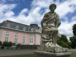 statue near Benrath castle