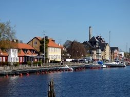 port in Ahus in Sweden