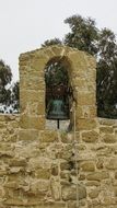 chapel belfry in Oroklini, cyprus