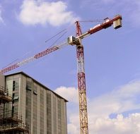 tower Construction Crane at Work