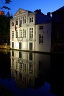 Bruges at night time