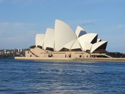sydney opera house on the water