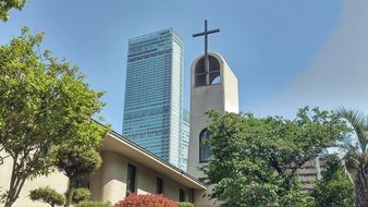 tower of a Catholic Church
