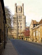 medieval street in england