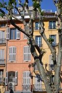 architecture in the city of Aix-En-Provence, France