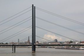 bridge over the rhine to dusseldorf