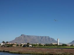 Landscape of mountain in cape town