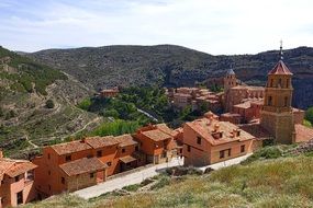 Valley of the Albarracin Village