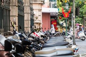 Scooter city parking