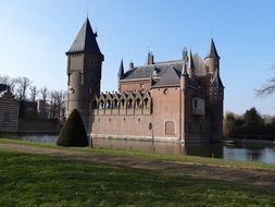 castle on the pond