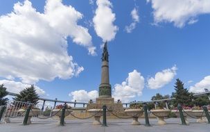 The Sculpture Of Memorial Tower