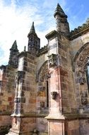 mystical Roslin chapel in Scotland