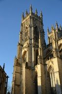 medieval York Minster, uk, england