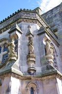 exterior of rosslyn chapel, scotland