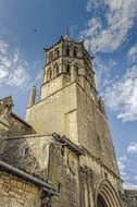 Tower of the old church in Saint Felix de Lauragais