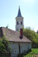 landscape of Rural Church building