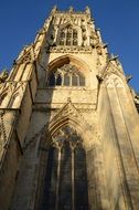 York Minster church lower angle