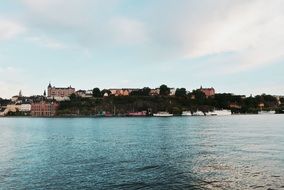 distant view of Stockholm old town