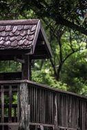 elements of wooden architecture in thailand