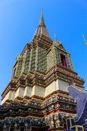 Thailand wat temple roof