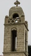 medieval belfry of the orthodox church Panagia Asprovouniotissa