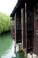 antique waterfront houses in Wuzhen