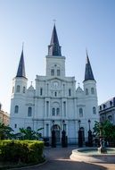 saint louis cathedral, usa, louisiana, new orleans