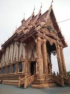 picturesque ancient buddhist temple in Asia