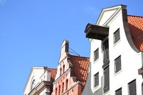 buildings in the hanseatic city in wismar