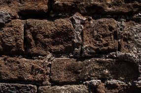 old Red stone Wall, Fort Rotterdam, Makassar, Indonesia
