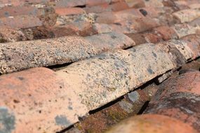 old roof tiles