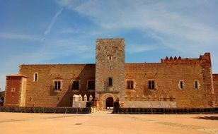 Medieval castle in Perpignan, france