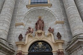 Zwiefalten church door