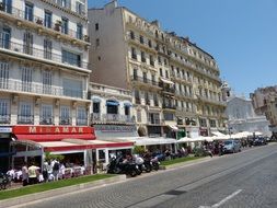 street in Marseille in the daytime