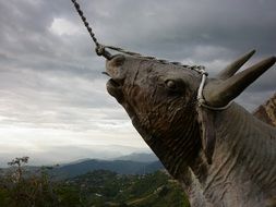 statue of a bull