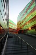 colorful building with windows